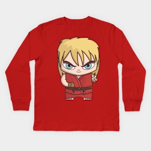 KEN STREET FIGHTER Kids Long Sleeve T-Shirt